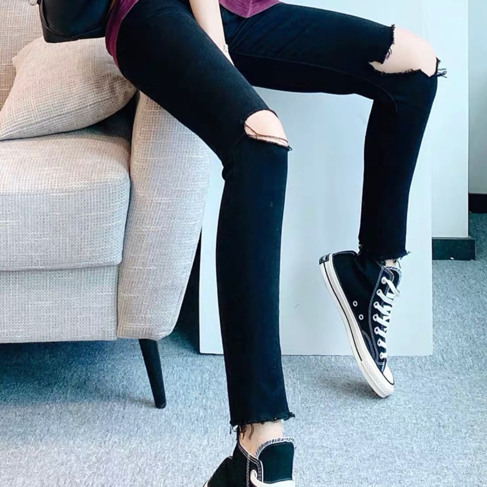High rise black skinny jeans US size 2 - 4 NWT